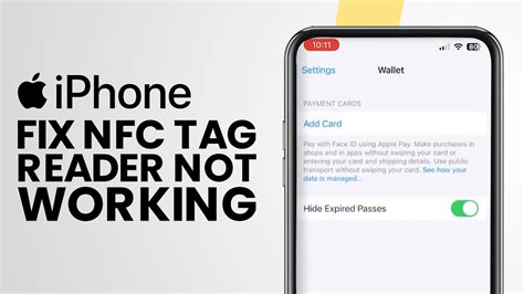 what does no support for this nfc tag mean|fix nfc not working on iphone.